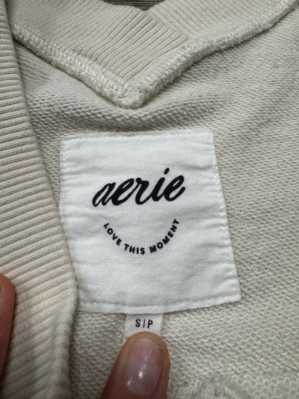 Aerie V-Neck Oversized Pullover Size Small - Picture 6 of 8